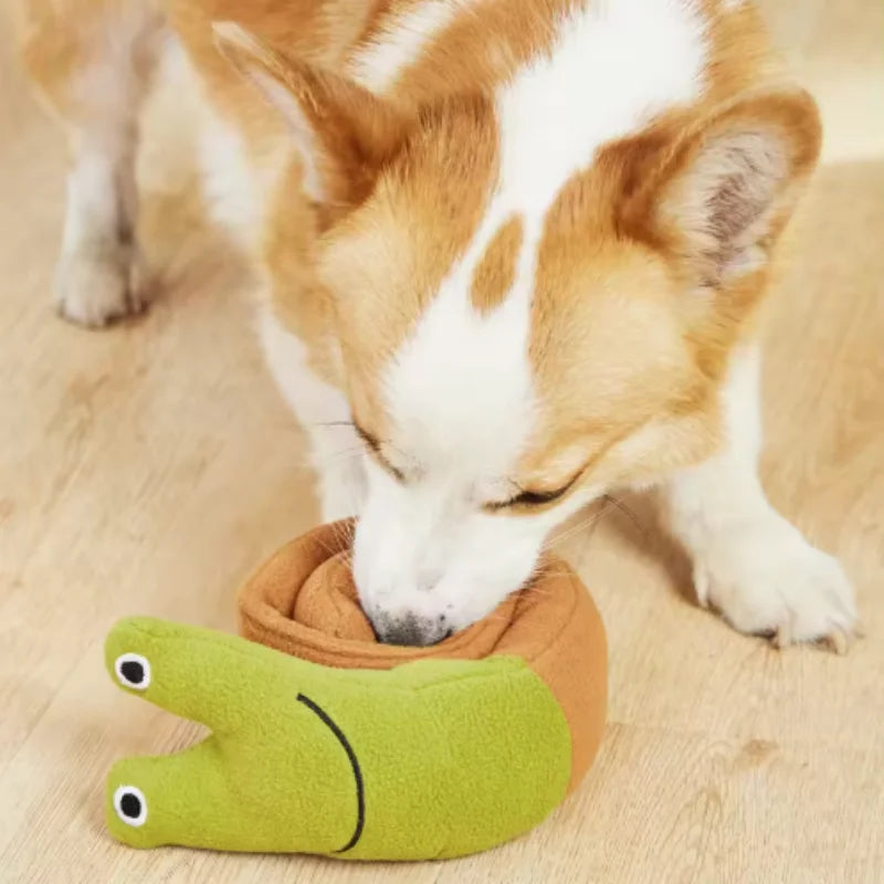 Snail Snuffle Mat & Odor-Hiding Puzzle Toy for Dogs & Cats – Interactive Sniffing & Training