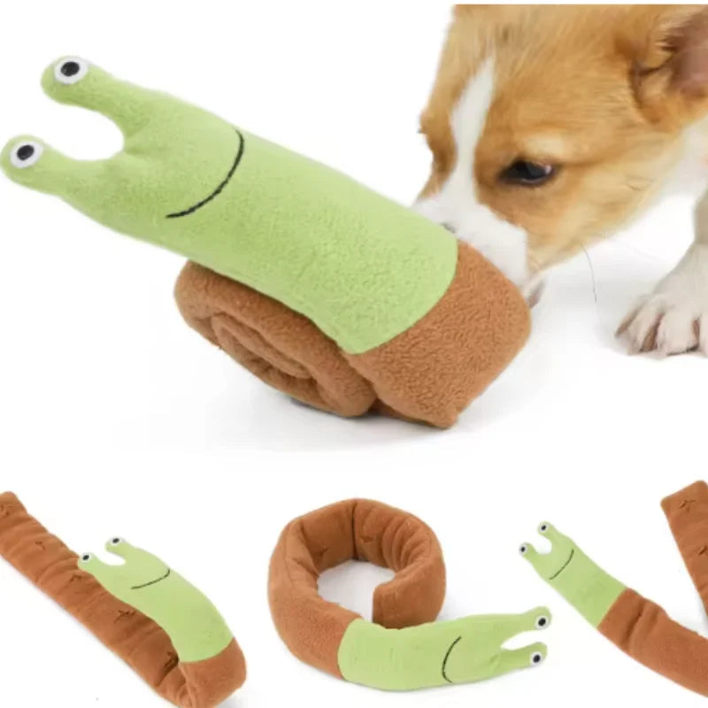 Snail Snuffle Mat & Odor-Hiding Puzzle Toy for Dogs & Cats – Interactive Sniffing & Training