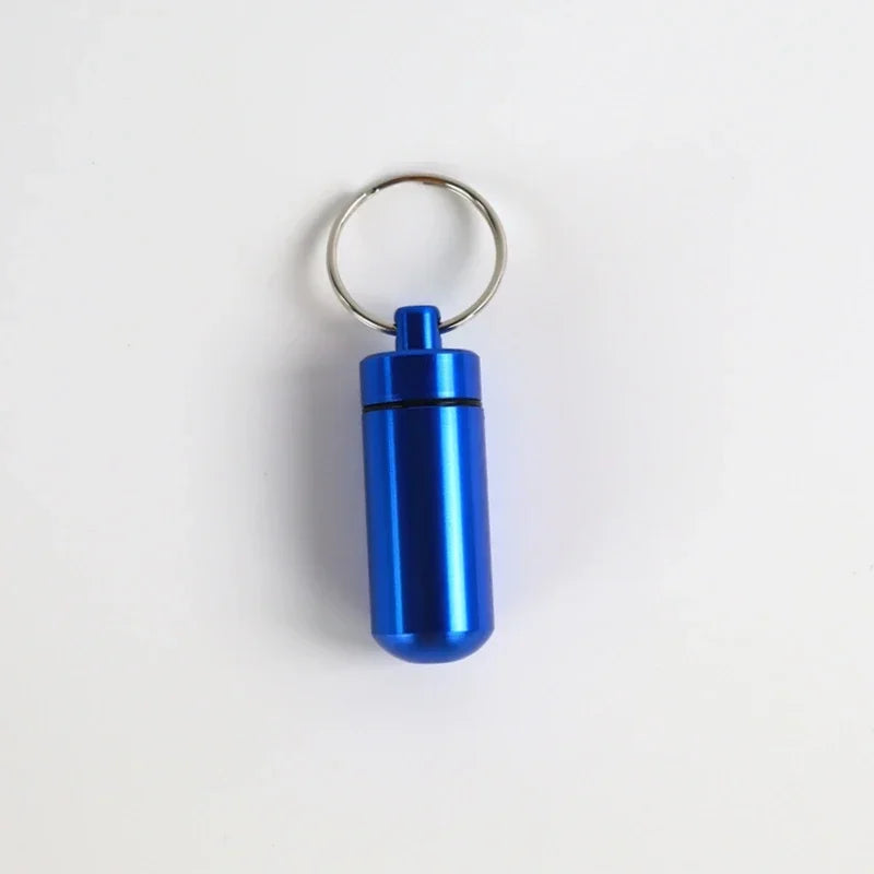 Portable Aluminum Pill Box – Waterproof