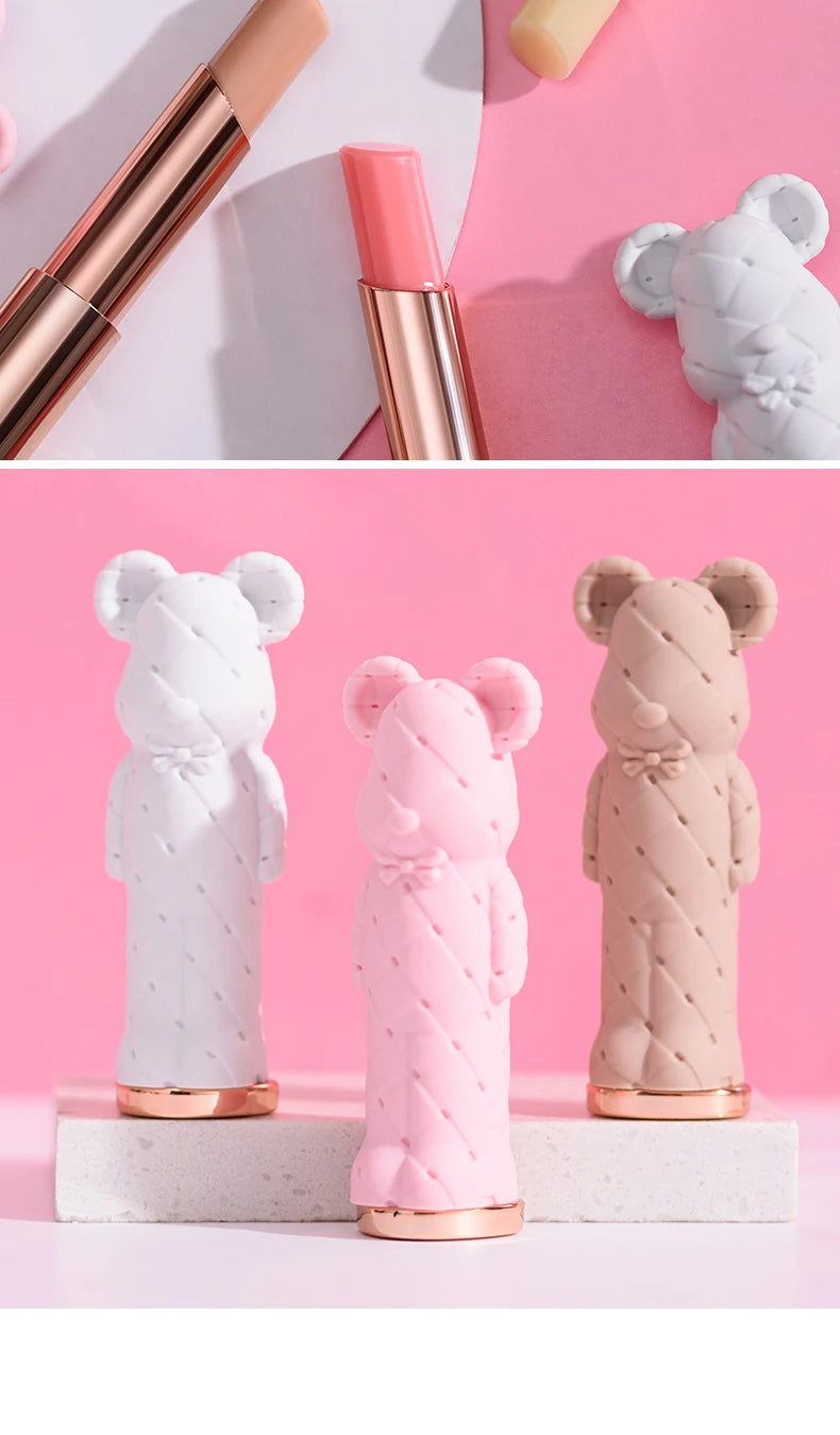 Beauty Glazed Bear Moisturizing Lipstick – Nourishing Colored Lip Balm