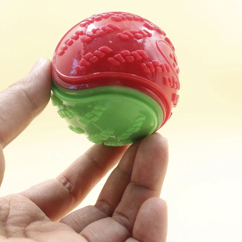 Soft TPR Squeaky Ball for Dogs – Interactive, Bite-Resistant, Teeth Cleaning, 6.5cm