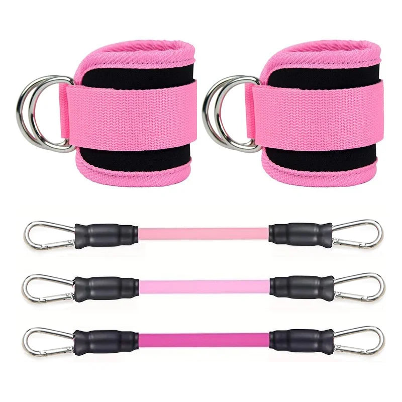 Ankle Strap Resistance Bands – Hip & Glute Workout Set for Gym & Home, Men & Women
