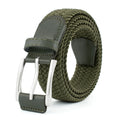 Stretch Woven Belt – Breathable Nylon Outdoor Belt with Alloy Pin Buckle for Men & Women