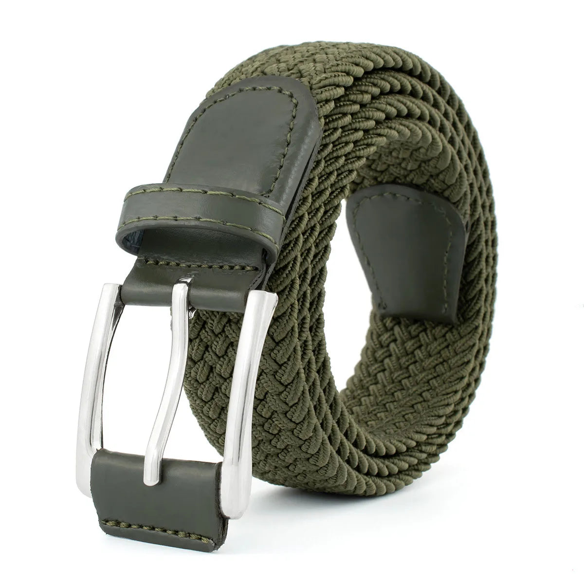 Stretch Woven Belt – Breathable Nylon Outdoor Belt with Alloy Pin Buckle for Men & Women