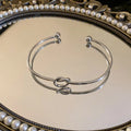 Stainless Steel Twist Cuff Bracelet