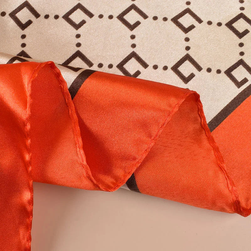 Satin Square Scarf – Versatile Headscarf, Hair Wrap & Beach Accessory for Women