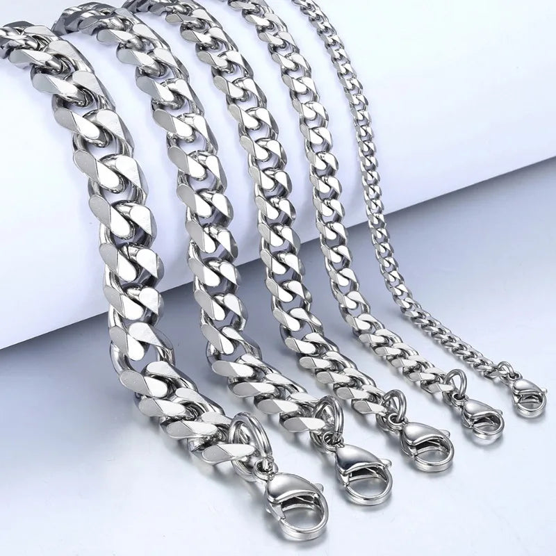 Cuban Chain Bracelet — Stainless Steel Link