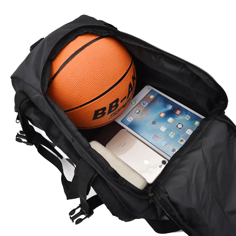 Rilibegan Gym Bag – Ultralight Waterproof Nylon Sports Bag for Men & Women, Yoga, Fitness & Travel (4 Colors)