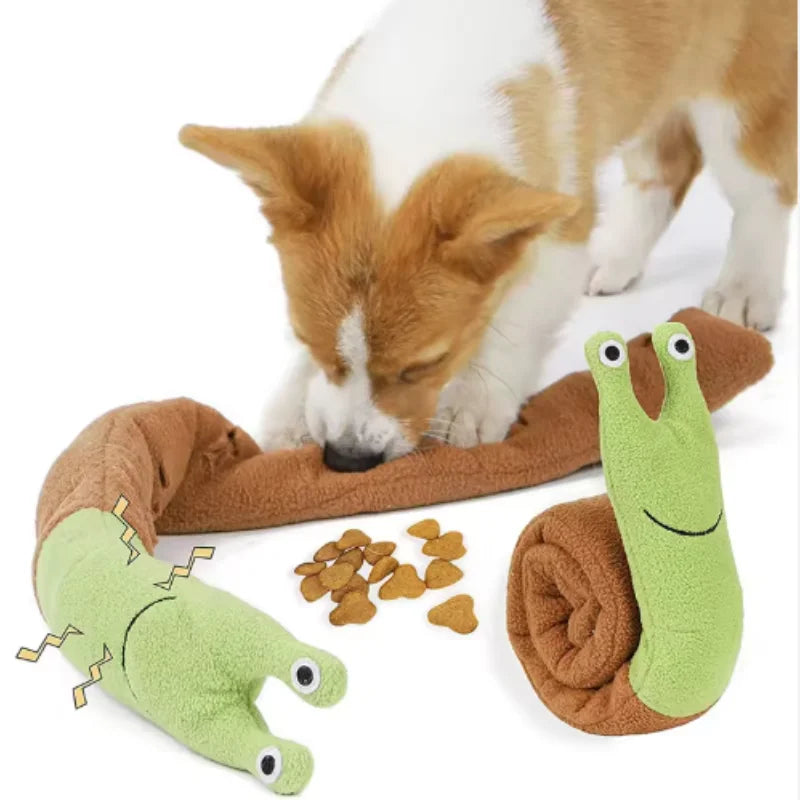 Snail Snuffle Mat & Odor-Hiding Puzzle Toy for Dogs & Cats – Interactive Sniffing & Training