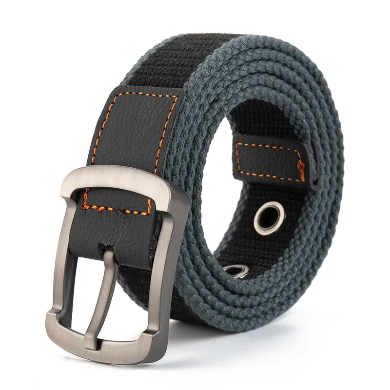 Canvas Tactical Belt – Unisex Casual Outdoor Belt for Jeans & Work