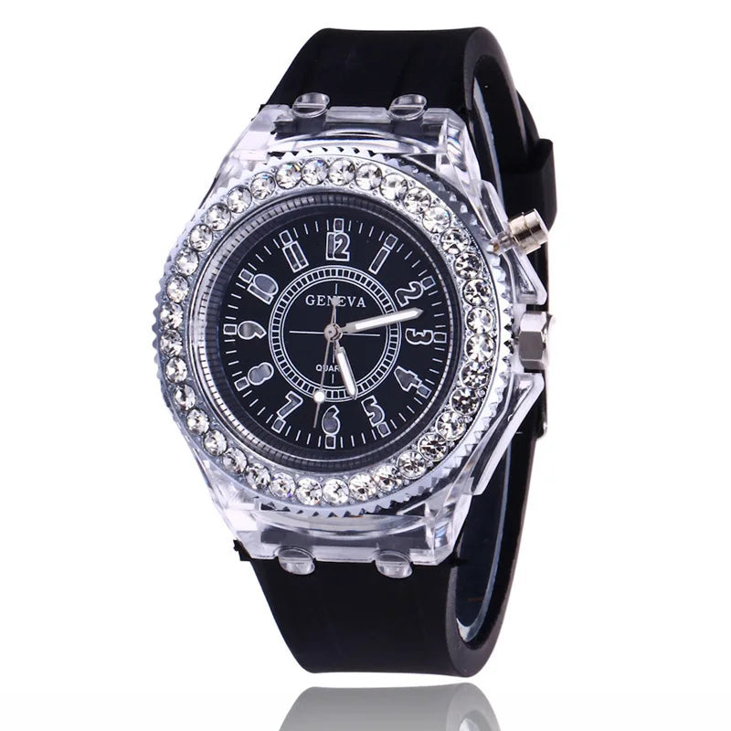 LED Flash Luminous Watch