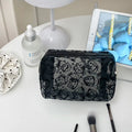 Mesh Makeup Bag – Portable Cosmetic Pouch & Travel Toiletry Organizer