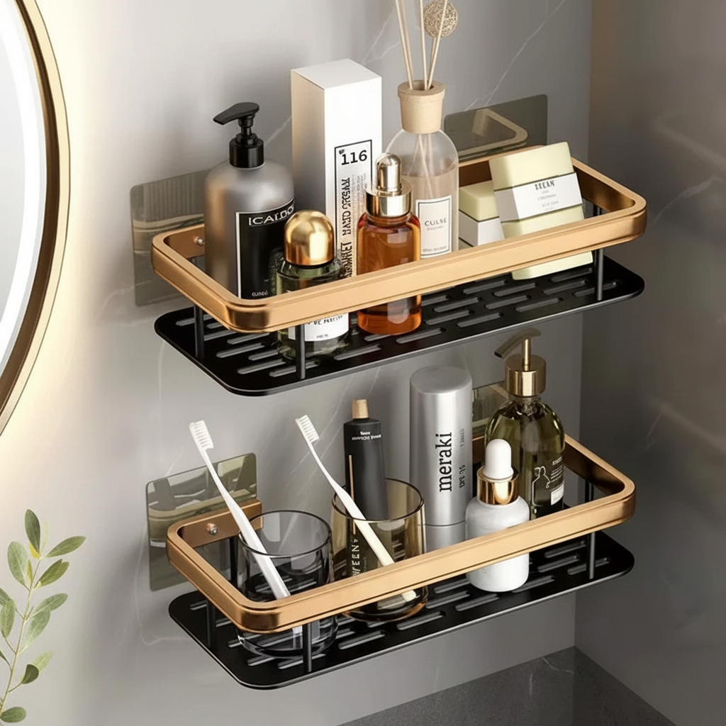 Black gold shelf