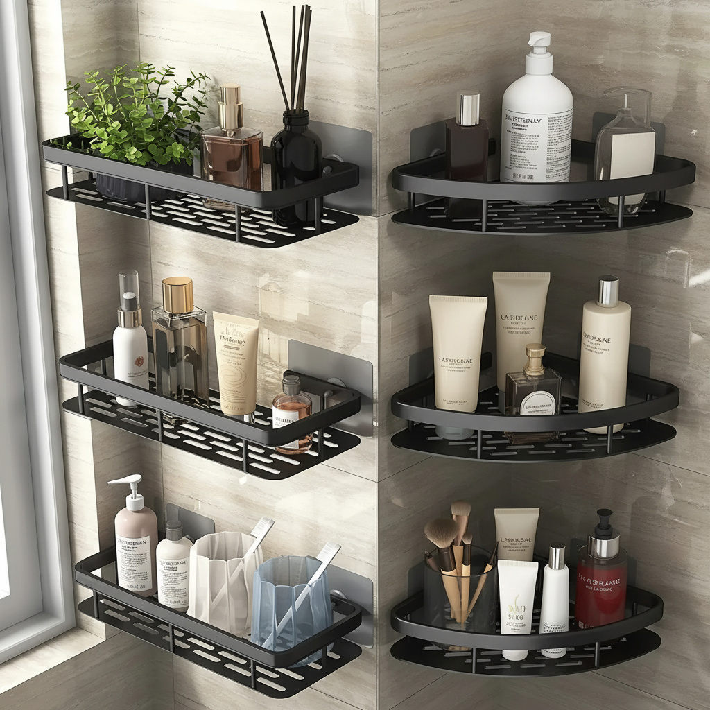 Black multi-style shelf