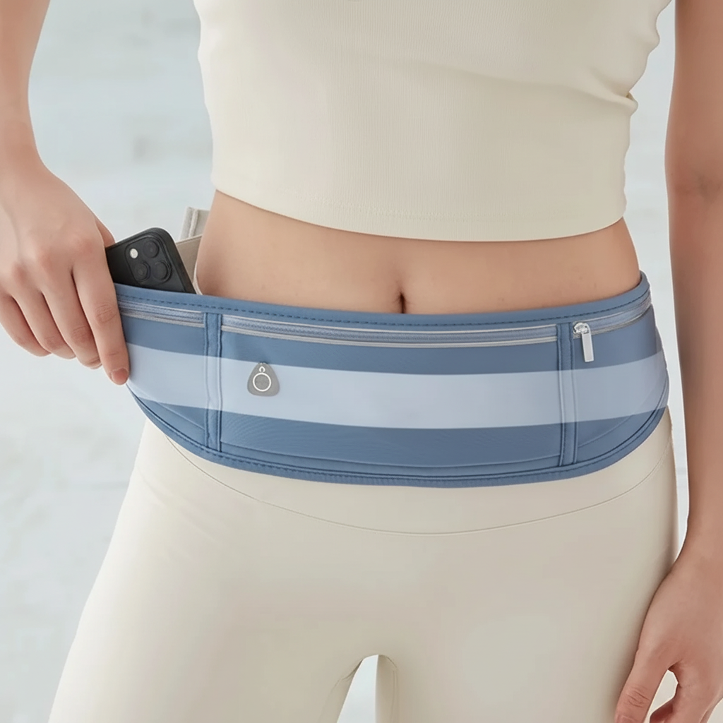 Ceinture portée avec téléphone
