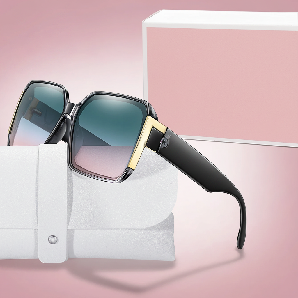 Lunettes écaille de tortue sans marques