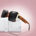 Lunettes noires à verres dégradés sans marques