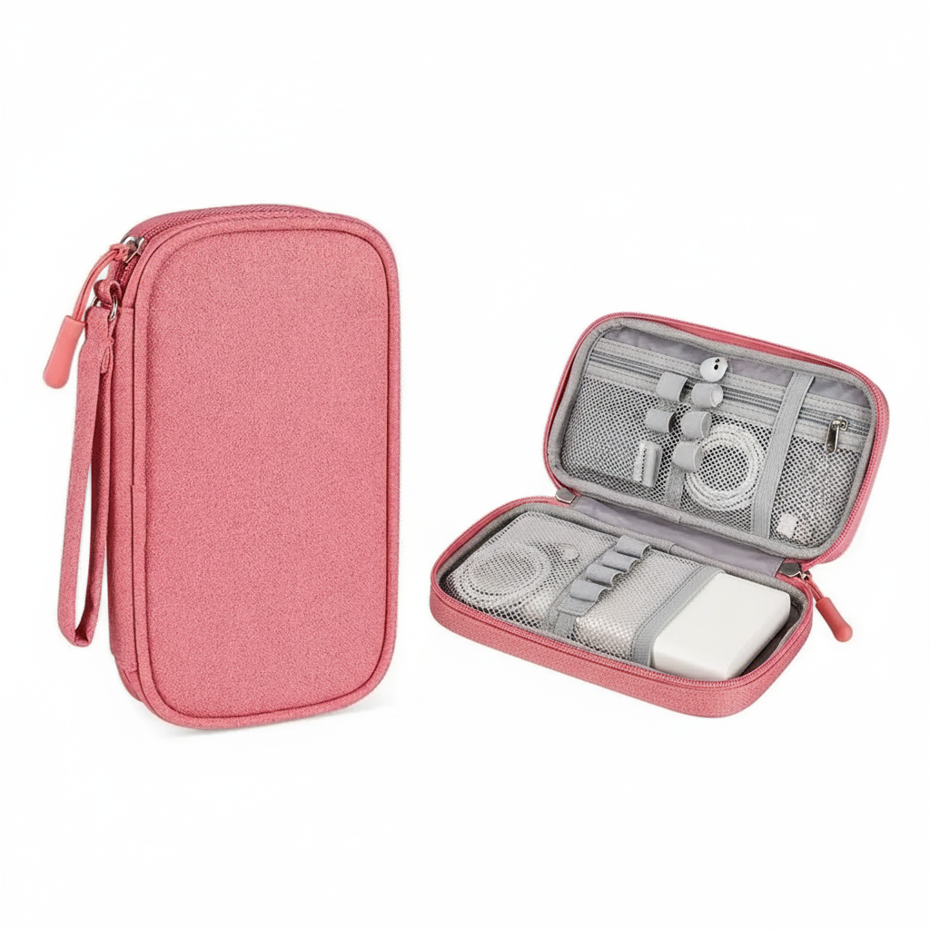 Organisateur blanc, double compartiment