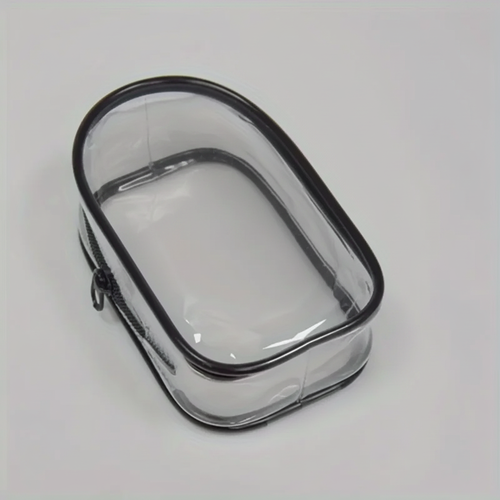Pochette transparente avec mesures retirées