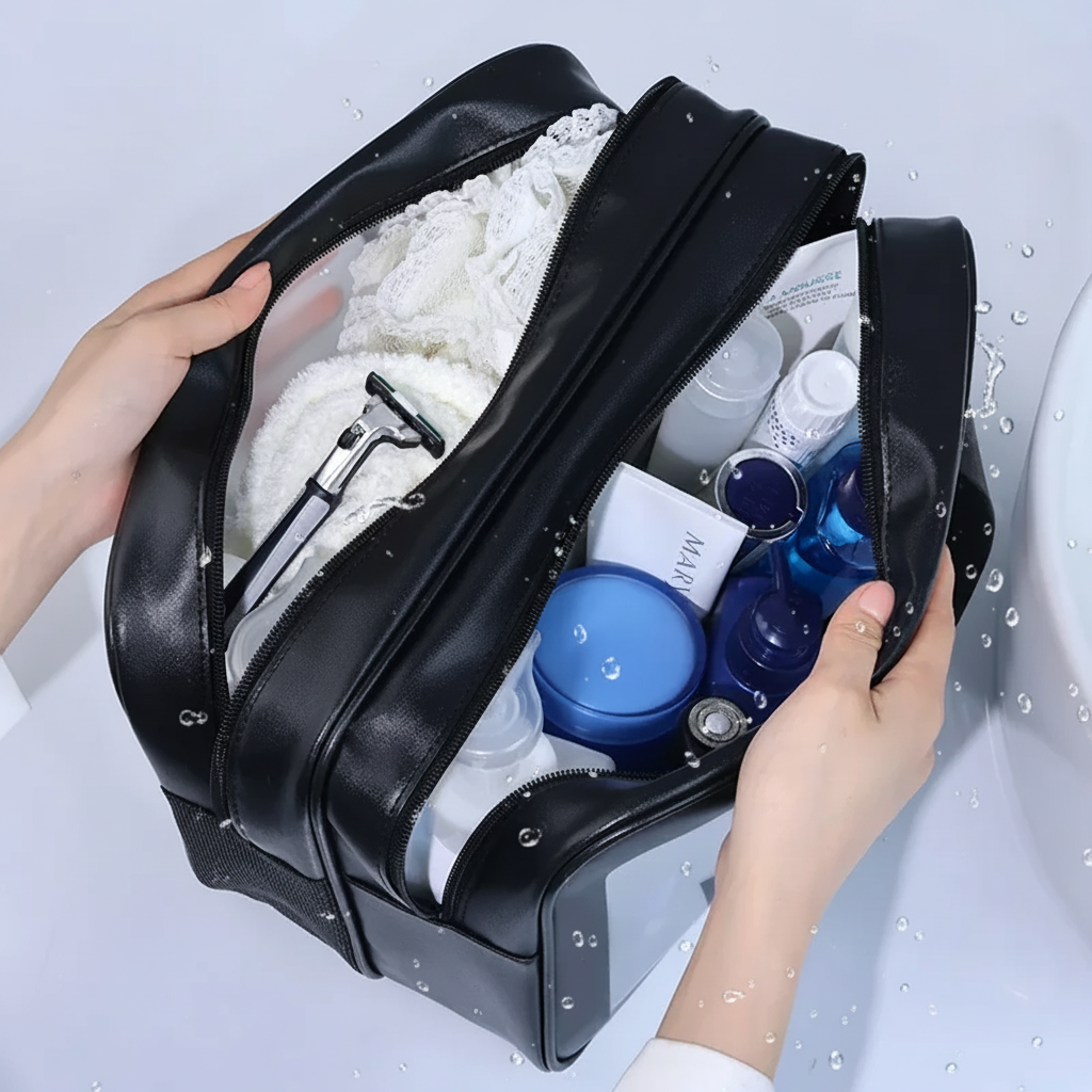 Sac bleu nettoyé