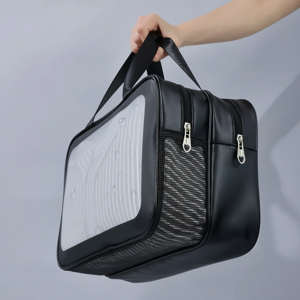Sac rose nettoyé